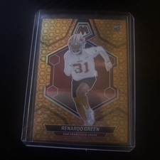 2024 Panini Mosaic - Rookies Renardo Green #358 Honeycomb Prizm (RC)
