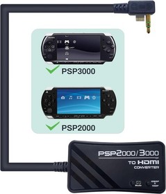 PSP2000/PSP3000 to HDMI Converter,Hdmi Cable for PSP 2000,PSP 3000 Handheld