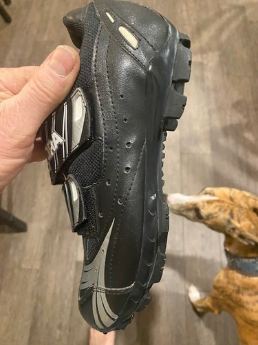 Used Diadora cycle / bike / MTB / spinning shoes. Women size 7 USA Black - Picture 16 of 20