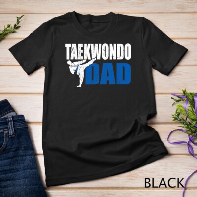 Mens Taekwondo Dad Gift Idea Tae Cool Taekwondo Uniform T-Shirt Unisex T-shirt