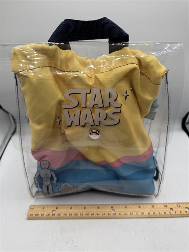 ZAINO TRASPARENTE DISNEY PARKS STAR WARS NUOVO CON ETICHETTE CON COULISSE MULTICOLORE - Foto 12 di 14