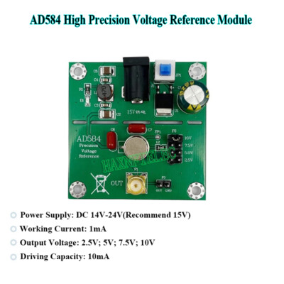 AD584LH High Precision Voltage Reference Source Module 2.5V 5V 7.5V 10V Referenc