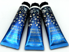 3 BATH BODY WORKS DREAM BRIGHT SHEA BUTTER HAND CREAM TRAVEL 1 OZ