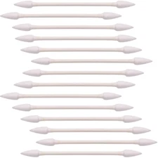 Pointed Cotton Swabs Compatible with Q Tips Double Precision Tips Cotton Buds wi