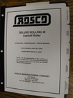 Rosco Heavy Equipment Manuals & Books for Tiller