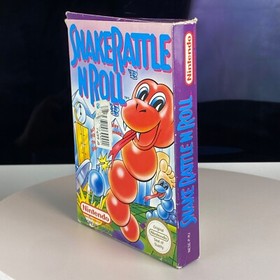 SNAKE RATTLE &lsquo;n ROLL  (Nintendo NES Spiel) mit Verpackung