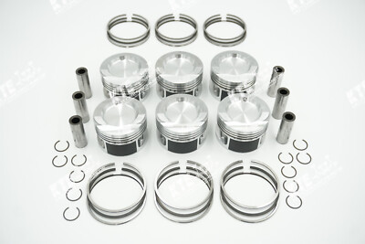 6x VR6 2.8 2.9 Übermaß Kolben Kolbenringe für VW 2.95L 82,51mm  ABV AES AMY AAA