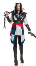 Disfraz de Halloween de lujo para adulto Cutthroat Pirate Girl Assassin's Creed