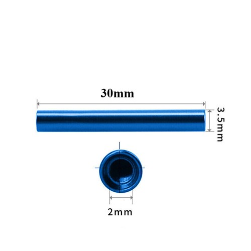 4 Stück M2x30mm CNC Farbe Aluminiumlegierung Säulen Innengewinde Anschluss Säule - Bild 9 von 14