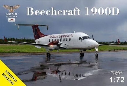 SOVA-M  72004 1:72nd scale Beechcraft 1900D Northern Thunderbird Air