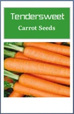 Tendersweet Carrot Seeds | Fresh NON-GMO Heirloom Carrot Seeds Garden Seeds