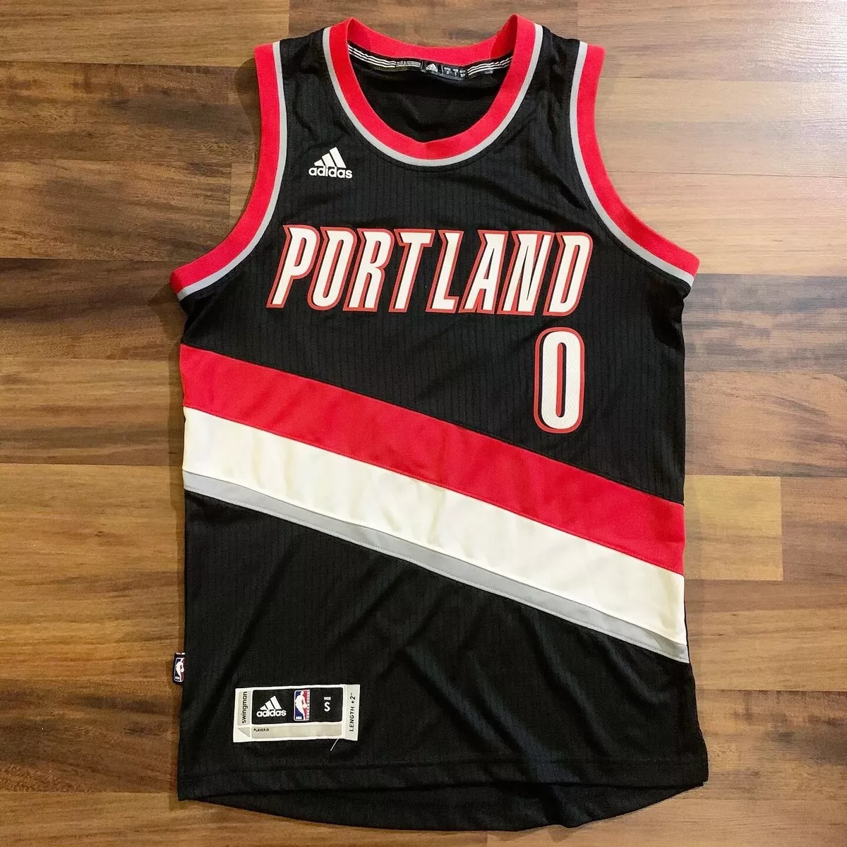 NBA_ Basketball Jerseys Portland''Trail''Blazers''Damian 0 Lillard