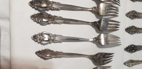 23 Pc Silverplate Forks & Spoons EMPRESS 1981 International Silverplate - Picture 13 of 20