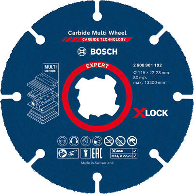Bosch EXPERT X Lock Hartmetall Multi-Trennscheibe 115 mm 1 Stück