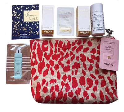 Sisley Paris Cosmetic Bag with 7 Samples - BRAND NEW