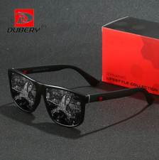 DUBERY Men Women Polarized Sport Sunglasses Square Driving Fishing Glasses New