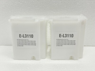 2 Maintenance Tank Box L3110 Printer Waste Ink compatible ET-2800 2820 Etc | NEW