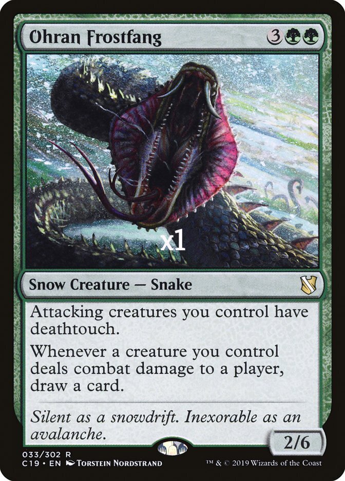 MTG C19 CMM Ohran Frostfang MINT (SELECT) | eBay