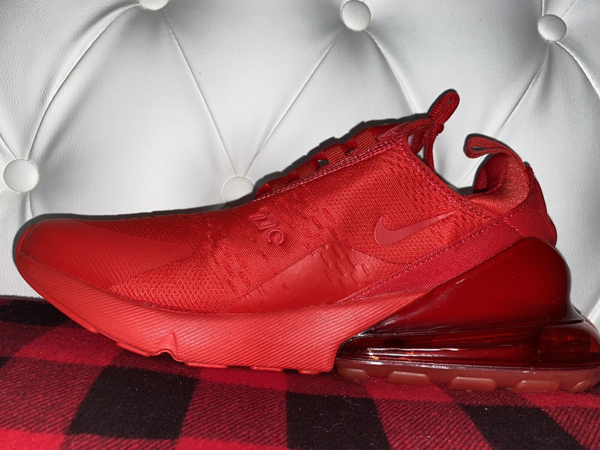 Nike Air Max 270 University Triple Red Men display picture 3