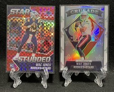 Mac Jones 2021 Rookies & Stars Crusade & Star Studded Silver Prizm Red Plaid Lot