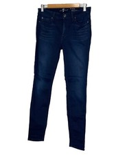 7 For All Mankind  women's Jeans pants medium wash mid rise skinny Size 30