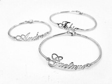 BRACCIALE PERSONALIZZABILE CON NOME IN ARGENTO 925 UOMO DONNA