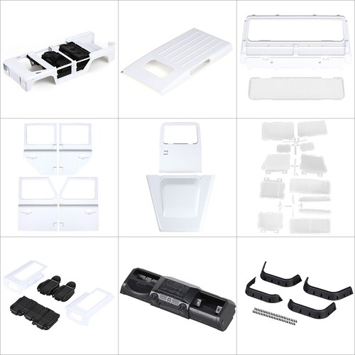 Guscio corpo difensore passo plastica dura 313 mm per 1/10 RC cingolato assiale TRX-4 - Foto 5 di 16