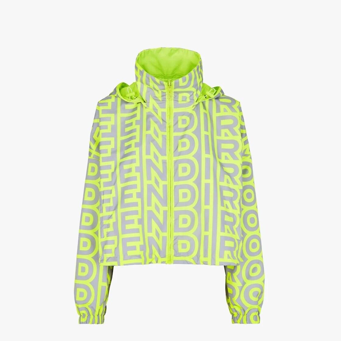 Fendi By Marc Jacobs Tech Fabric Cropped Jacket Monogram Fendi By Marc Jacobs Tech Fabric Cropped Jacket Monogram