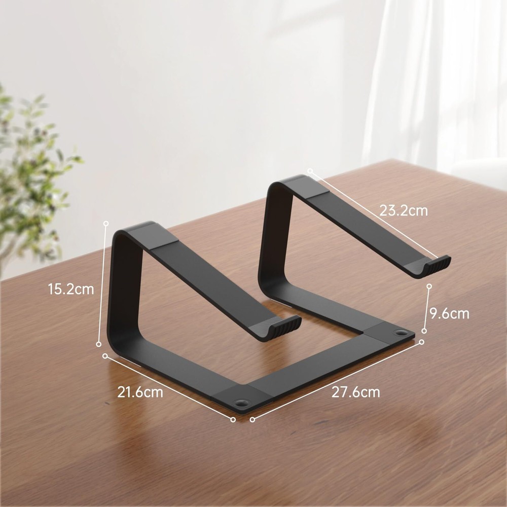Adjustable Aluminum Laptop Stand for Desk Detachable Notebook Riser Holder