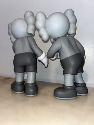 KAWS Together Vinyl Figure Grey Color 2018 Medicom China (No Box