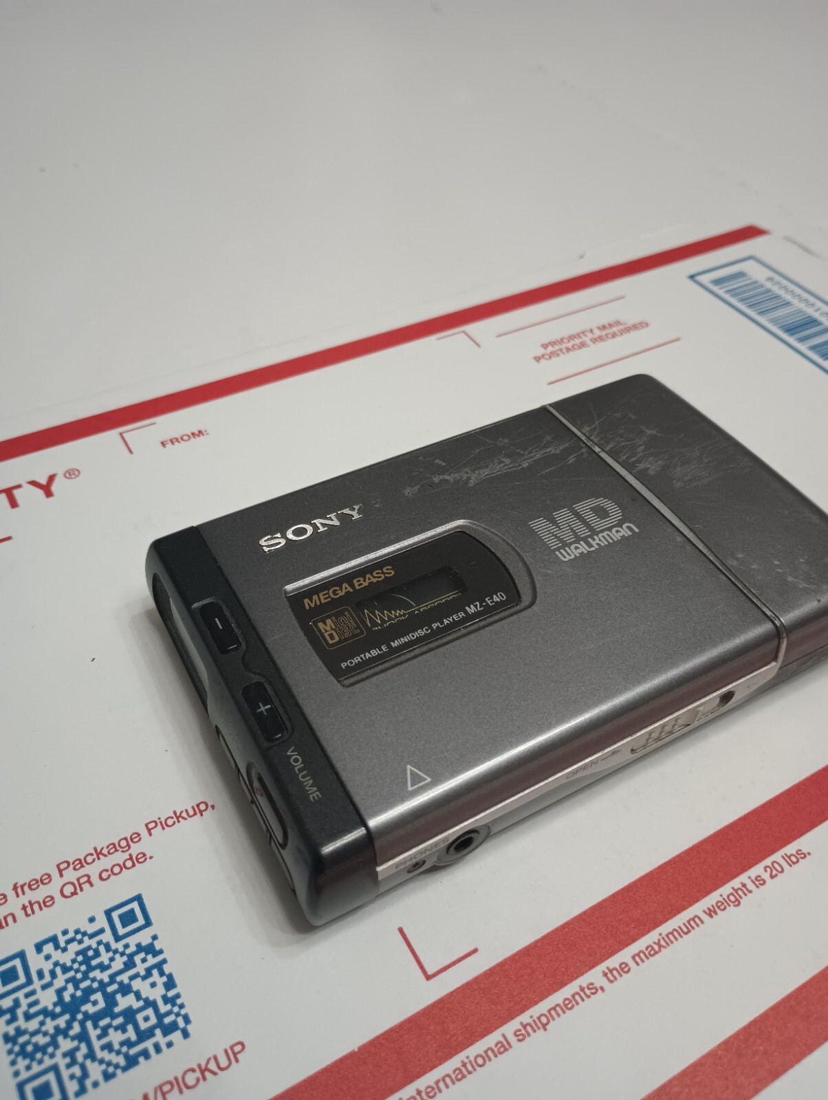 Sony MD MiniDisc Player MZE40 Portable Walkman ** Parts Repair ** eBay