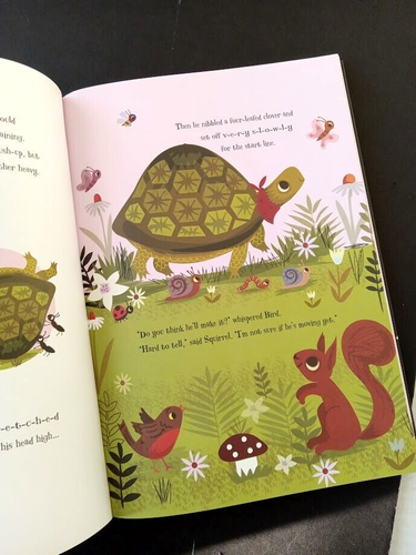 Aesop's Fables Large Hardcover Children's Book Illustrated 13" X 9.5" - Picture 15 of 21