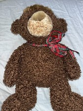 Peluche The Cuddle Factory orsacchiotto marrone 12" con fiocco