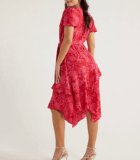 Sofia Jeans Faux Wrap Dress