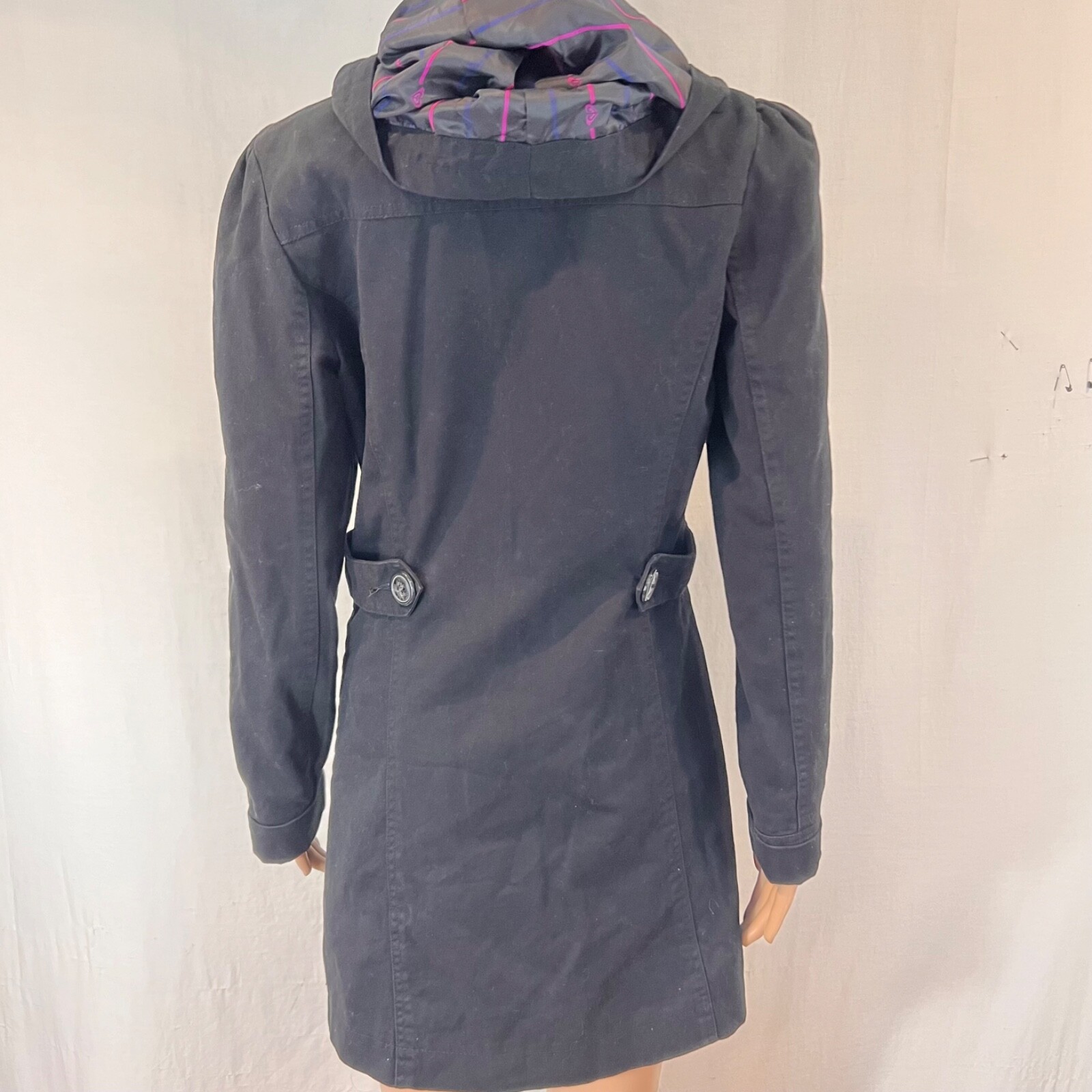 Roxy Womens Size Medium Button Up Jacket With Hoo… - image 2