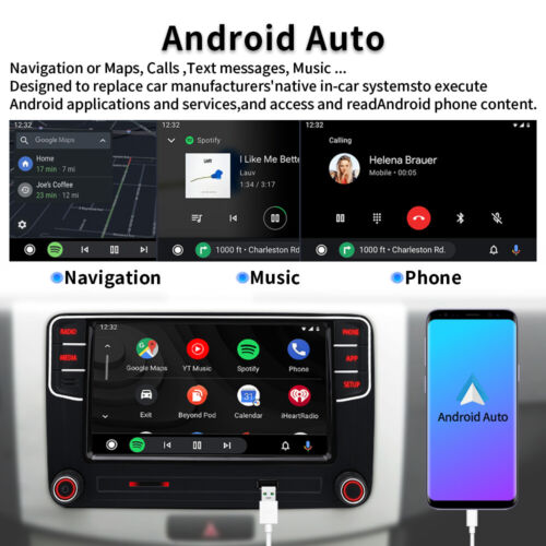 7" NONAME RCD330 RCD780 RCD360PRO Plus187B Android Auto Carplay Autoradio For VW - Bild 11 von 21