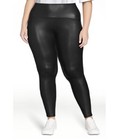 Time And Tru Black FAUX LEATHER  LEGGINGS SIZE XXL NEW — photo 1