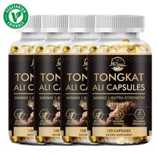 Tongkat Al LONGJACK GRADE A STRONGEST ROOT EXTRACT 200:1 3450MG 120/240/480Pills