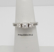 1/2CT Round Diamond Anniversary Engagement Wedding Bridal Ring 14K White Gold