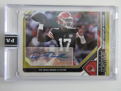 2023 Panini Instant NFL Dorian Thompson-Robinson DTR Rookie RC Auto SSP 4/10