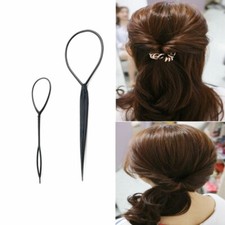 2 Loop Hair Styling Tools Topsy Tail Ponytail TWISTER BRAIDING braid tool