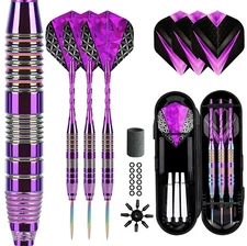 Darts Metal Tip Set 3 Aluminum Shaft Metal Dart Set Professional Darts Steel Tip