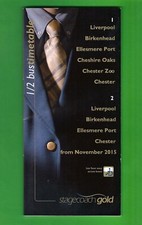 Bus Timetable - Stagecoach Merseyside - Gold 1 & 2: Liverpool Chester - Nov 2015