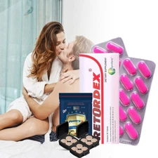 Retordex + 3x PowersX For Rock Hard & Sex Stamina Timing Strength Bed Bull Time