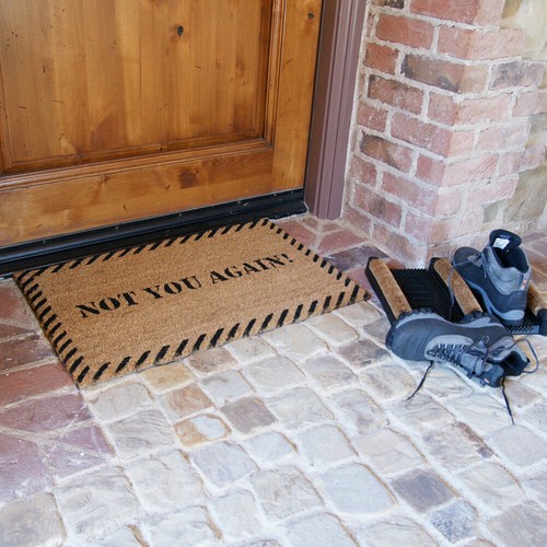 Rubber-Cal "Funny Dooormat Kit" - 2 Rude Doormats & 1 Boot Scraper - Picture 2 of 5