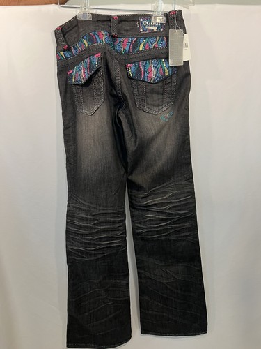 Pantalones negros Coogi con diseño multicolor, nuevos con etiquetas, talla 13/14 - Imagen 12 de 12