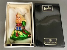 Fabulous Vintage Christopher Radko Barbie Christmas Tree Glass Ornament