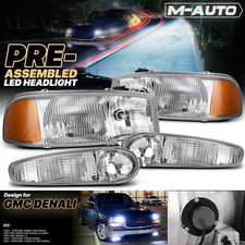 Lhrh Headlightbumper W6000k Led Bulbs For 01-06 Gmc Yukon Xlsierra Denali Lhrh Headlightbumper W6000k Led Bulbs For 01-06 Gmc Yukon Xlsierra Denali