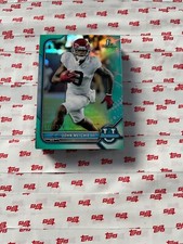 2022 BOWMAN UNIVERSITY JOHN METCHIE III green refractor #47  TEXANS 172/299