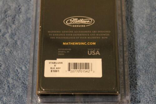 Stabilizzatore tecnologico Mathews Flatline EHS, #81001, nero, lunghezza 8" NUOVO DI ZECCA - Foto 2 di 3